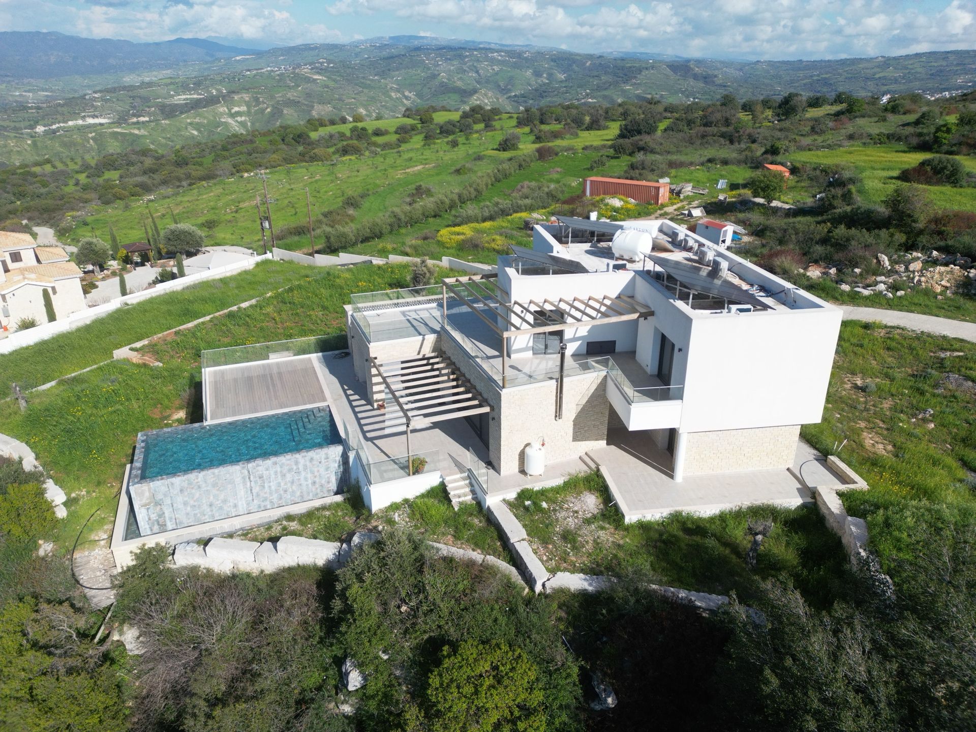 Region Paphos aus der Luft